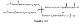 四臂-PEG-丁二酸单酰胺酯 4arm-PEG-ASA