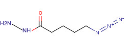 5-azido-pentanoic acid hydrazine