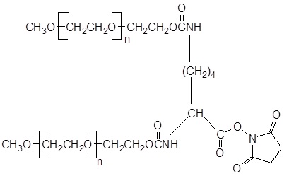 二(甲氧基聚乙二醇)-琥珀酰亚胺酯 MPEG2-NHS